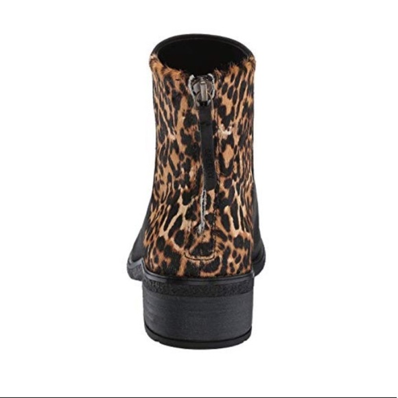 SPERRY MAYA BELLE BLACK/LEOPARD PRINT CHELSEA‎ BOOT SZ 6 - Picture 3 of 4